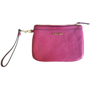 Calvin Klein Wristlet Red Wine